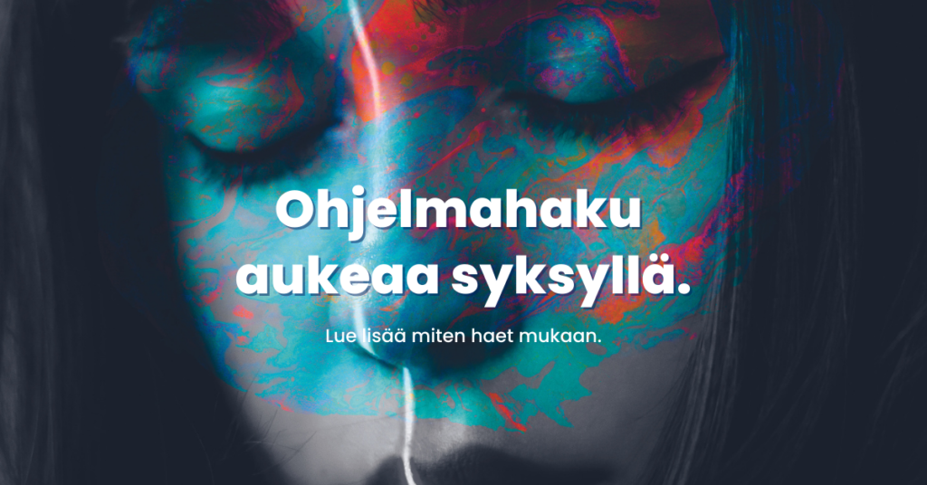 ohjelmahaku 2022 aukeaa syksyllä