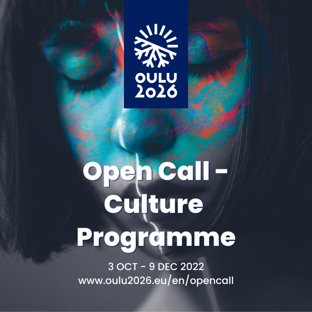 Banner image for Open Call 2022, application time 3rd October to 9th December 2022