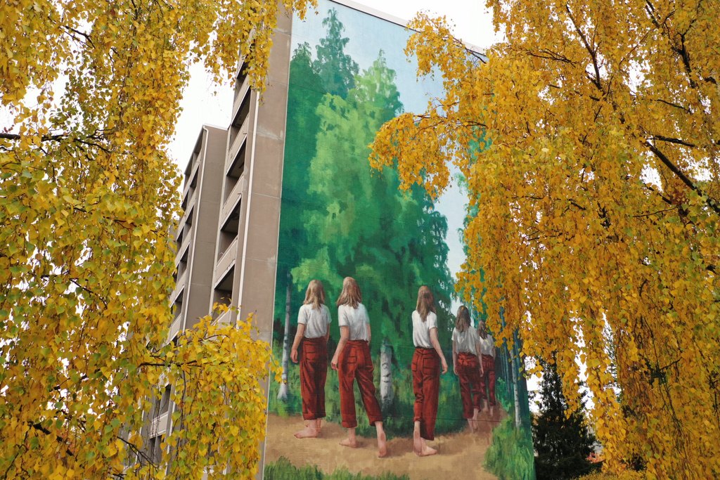 Rajakylän muraali