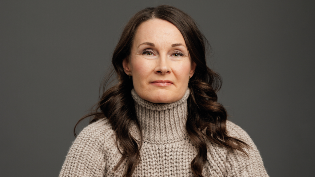 Kuvassa Virve Leikola
