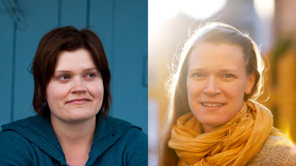 Kuvassa Anne-Mari Kivimäki ja Hanna Koikkalainen