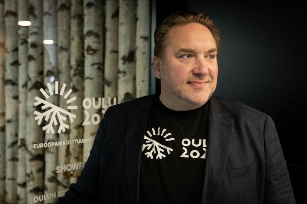 Kuvassa Oulu2026 ohjelmajohtaja Samu Forsblom