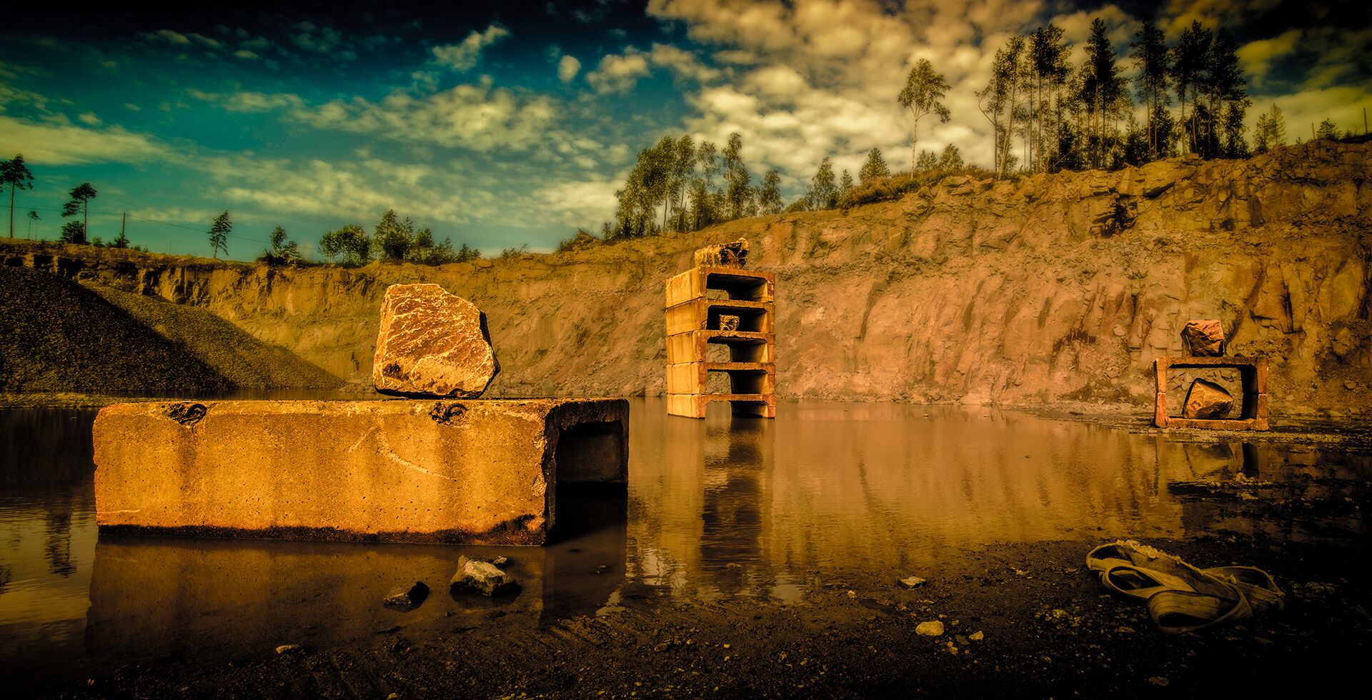 Photo taken from the bottom of Zeniit's Aurinkojärvi in 2017, photographer Asko Leinonen.