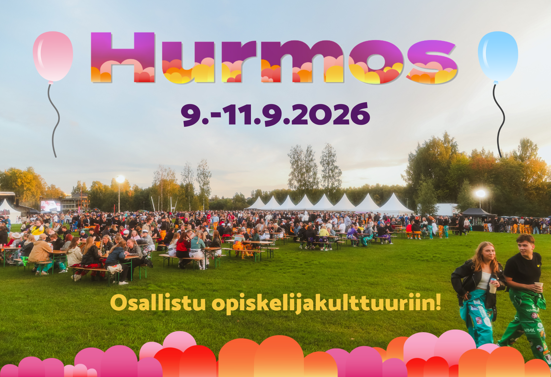 Photo by Iina Tauriainen of Hurmos evening event in Kuusisaari 2024.