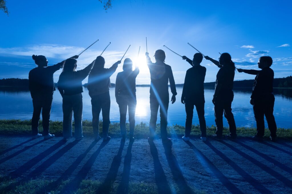 Artists of the Kuhmo Chamber Music by Lake Lammasjärvi, photo by Stefan Bremer