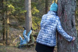Olive Bieringan kahdenkeskinen teos Weather walk Oulun ensi-ja turvakodin väelle, kuva Anniina Kettunen