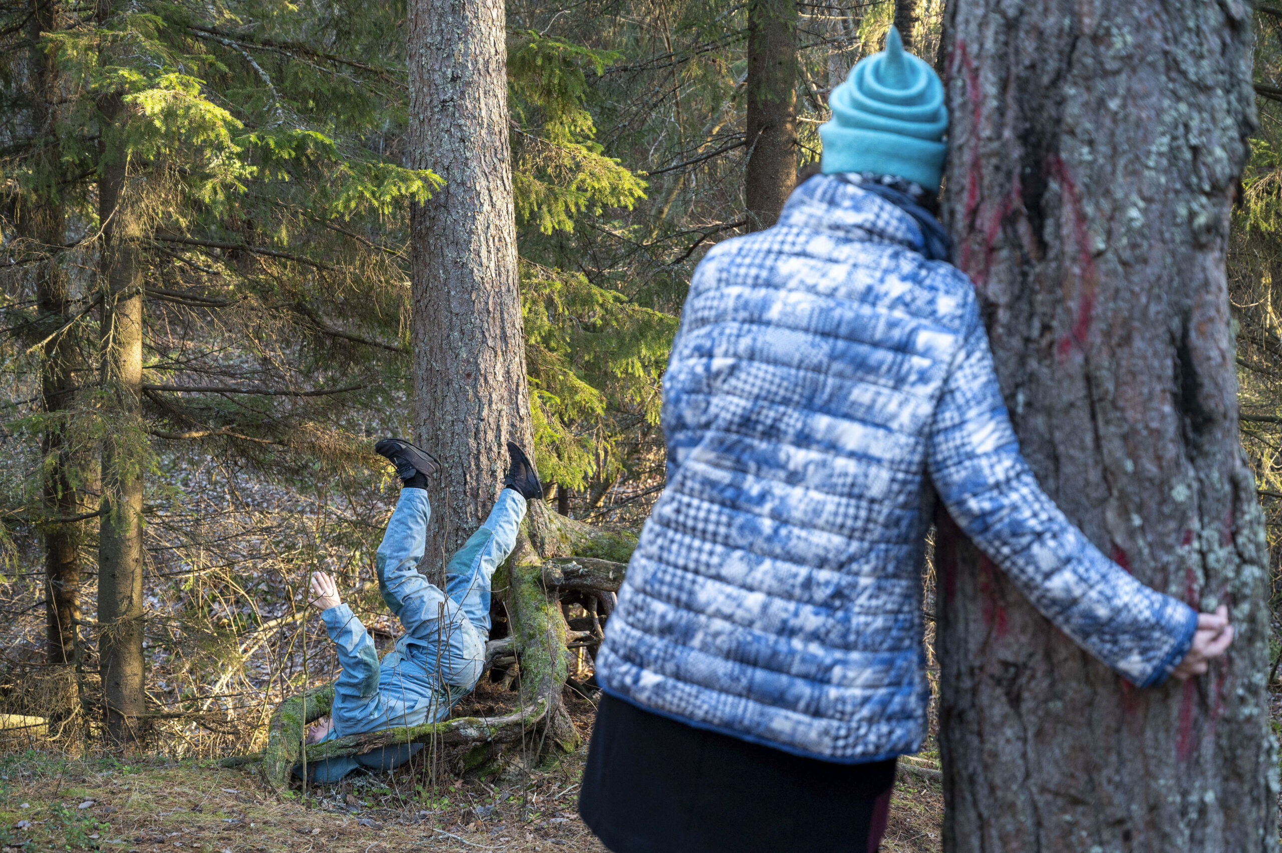 Olive Bieringan kahdenkeskinen teos Weather walk Oulun ensi-ja turvakodin väelle, kuva Anniina Kettunen
