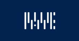Pave arkkitehdit -logo sinisellä taustalla