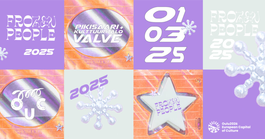 Frozen People tapahtuma 2025 Oulussa, kulttuuripääkaupunki