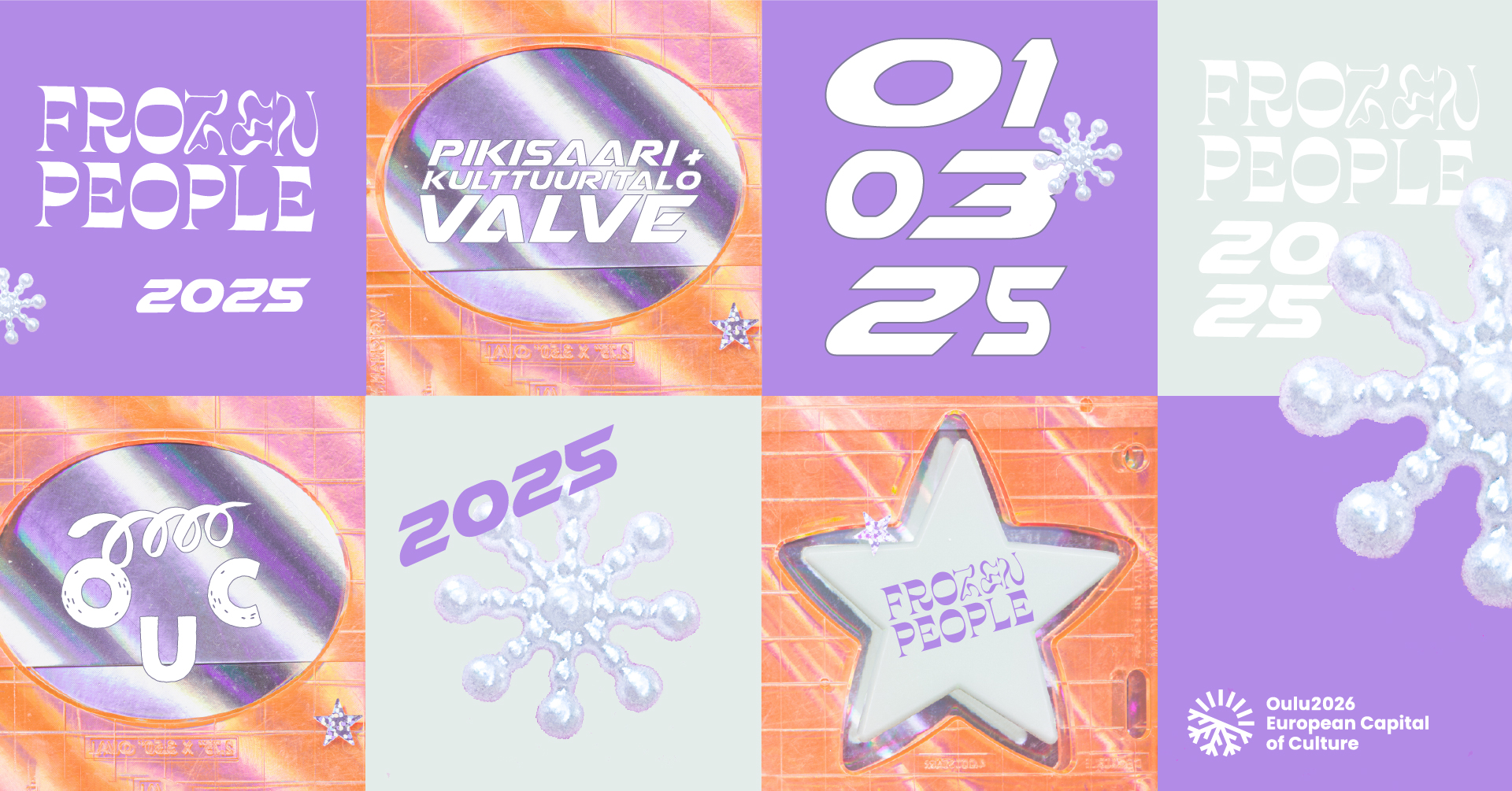 Frozen People tapahtuma 2025 Oulussa, kulttuuripääkaupunki