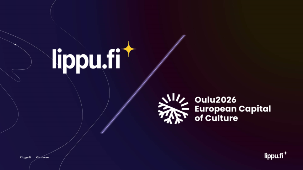 Oulu 2026 Kulttuuripääkaupunki, lippu.fi mainos